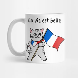 French kitty Mug